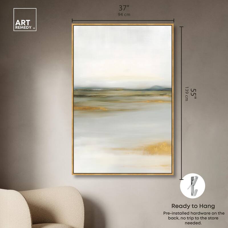 Misty Expanse I Canvas by Art Remedy