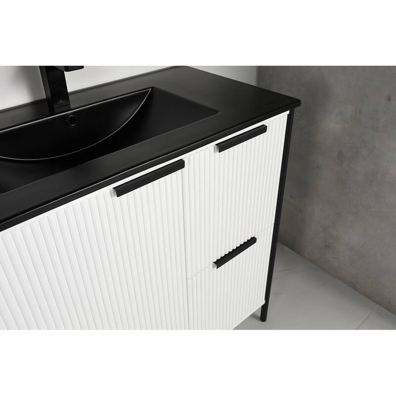 Blossom 36 Inch All Wood Freestanding Bathroom Vanity with Sink