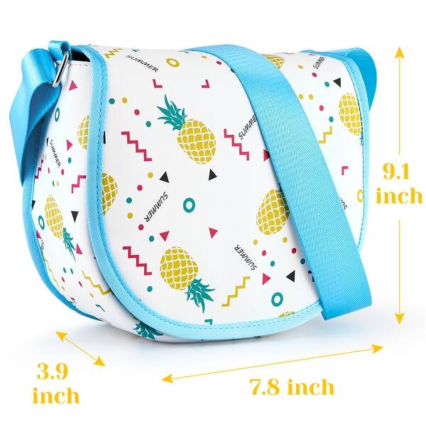 dimension image slide 0 of 2, Girls Adjustable Crossbody Purses for Kids Ages 6-12 - Stylish Shoulder Bags with Adjustable Straps