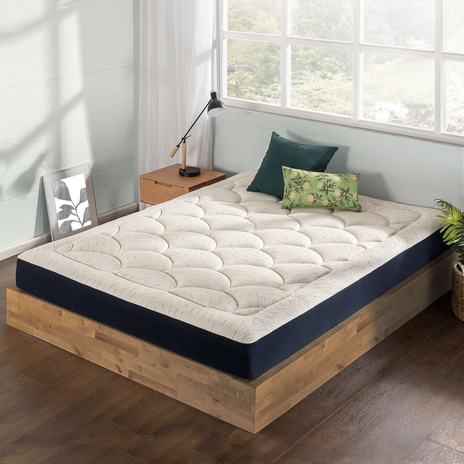 8 Inch Plush Memory Foam Marshmallow Mattress By Crown Comfort