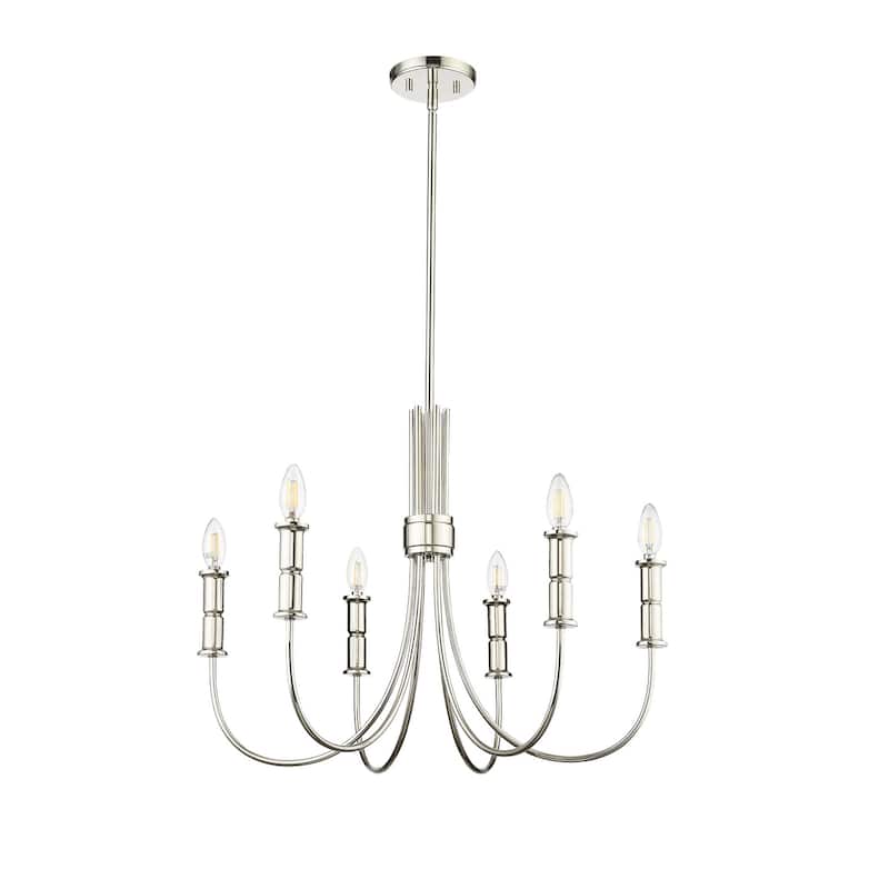 Millennium Lighting 29206 Potiss 6 Light 26" Wide Taper Candle Style