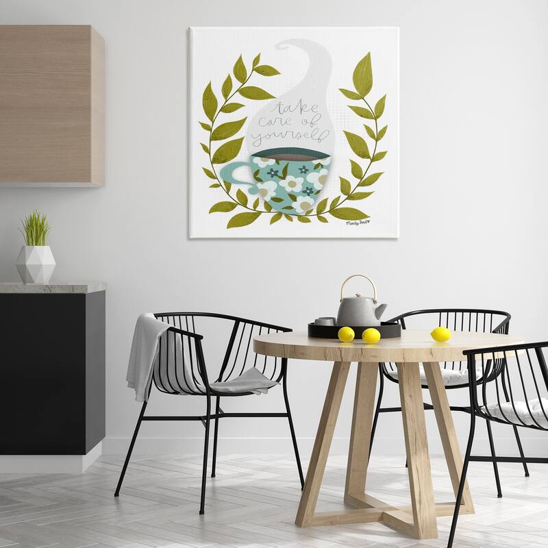Stupell Take Care with Relaxing Coffee Canvas Wall Art Design By Mandy Ford Art + Illustration