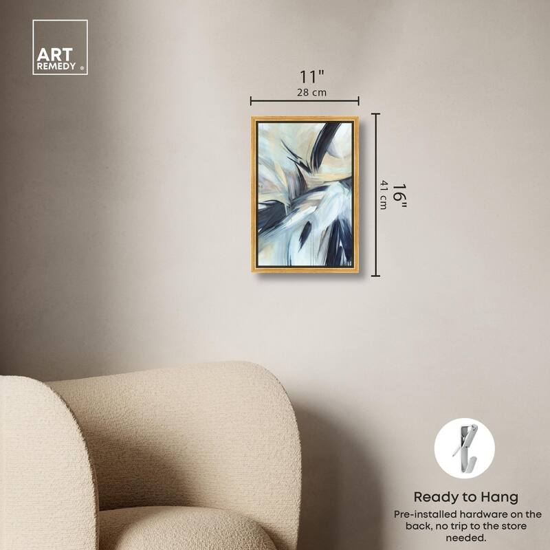Layered Shadows Canvas by Art Remedy