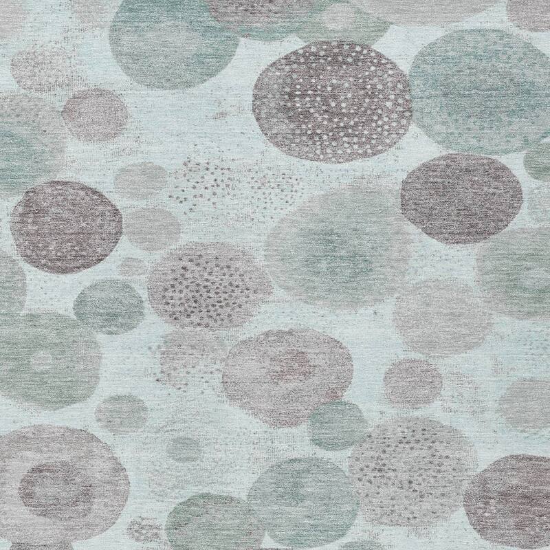 HomeRoots Geometric Transitional Rectangle Outdoor Rug