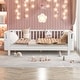 preview thumbnail 27 of 41, Toddler Low-profile Bed with Fences Headboard Footboard and Removable Side Rails for Kids, Girls and Boys Wooden Daybed