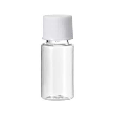 Plastic Lab Chemical Reagent Bottle, 10ml Storage Container, Transparent 20pcs