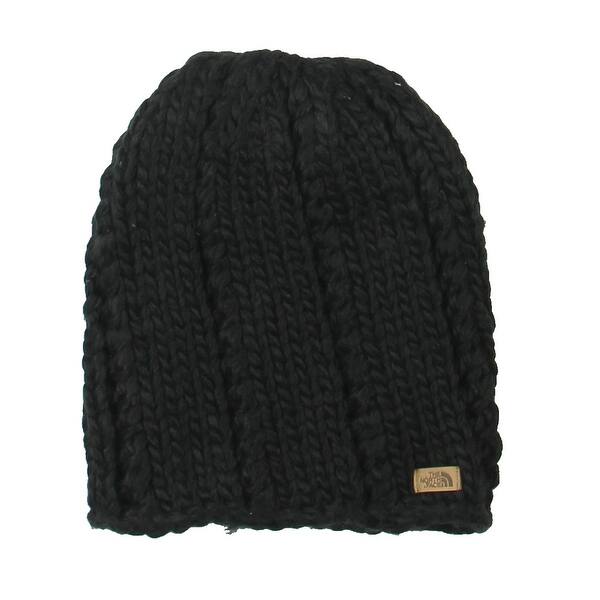 Shop The North Face Womens Beanie Hat Chunky Knit Winter Black