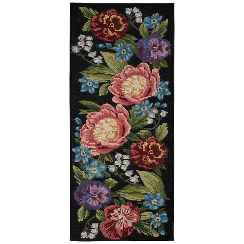 Liora Manne Esencia Secret Garden Indoor/Outdoor Mat