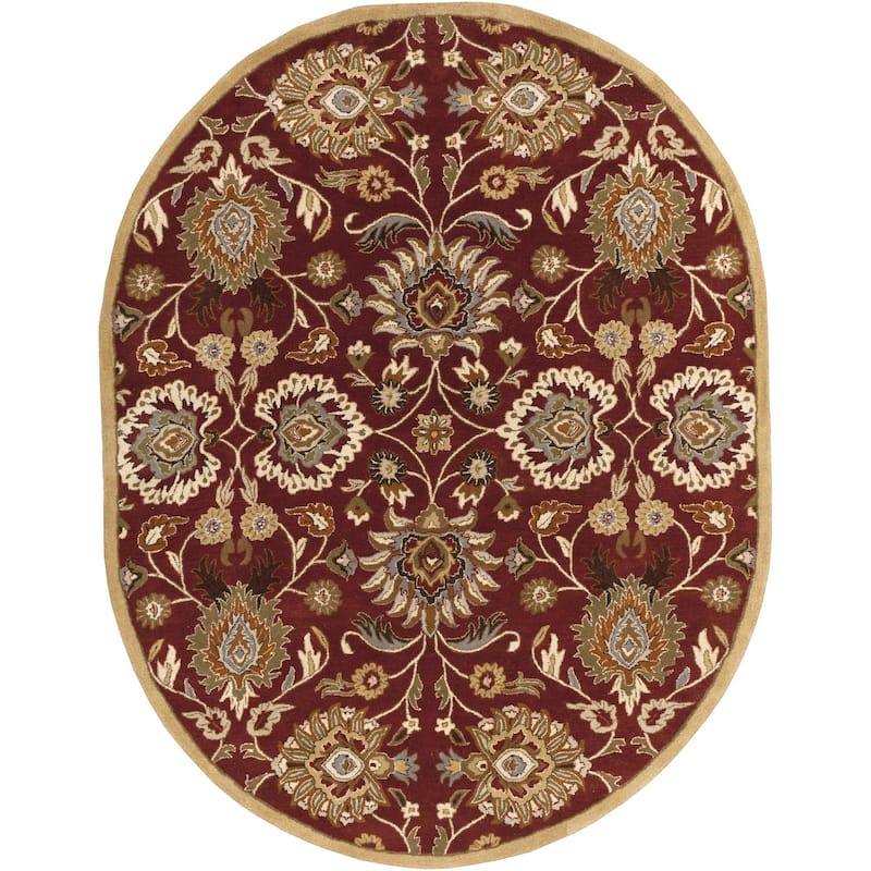 Livabliss Caesar Updated Traditional Paisley Hand Tufted Area Rug.