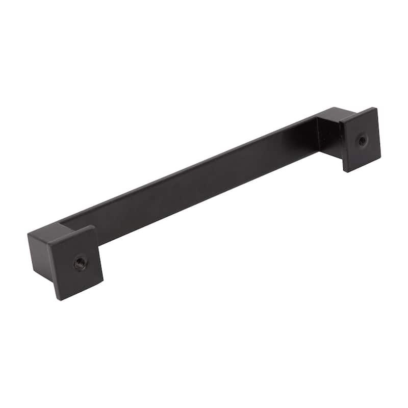 Utopia Alley Dover Cabinet Ring Pull Knob - Vintage Cabinet Hardware with Hand Finished Matt Black, 1.26", 3.78" & 5"