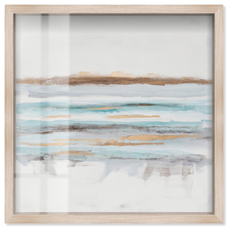 Baraquas I Shadowbox by Art Remedy - Natural - 30" x 30"