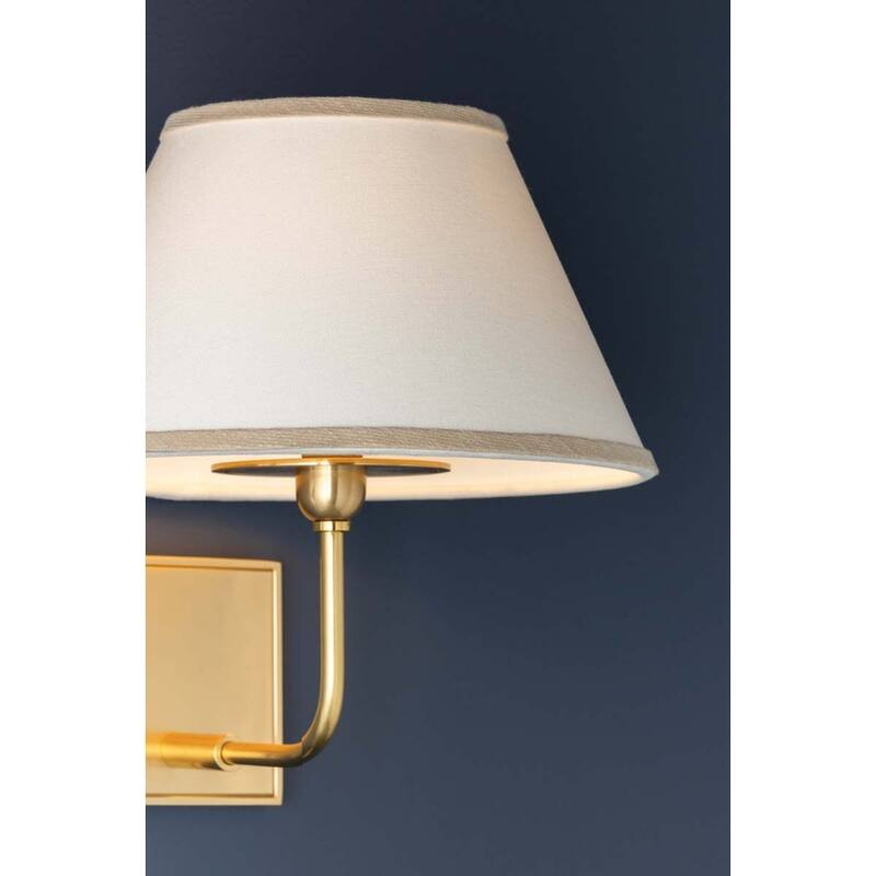 Hudson Valley Lighting 7421 Durland 11" Tall Wall Sconce with Linen