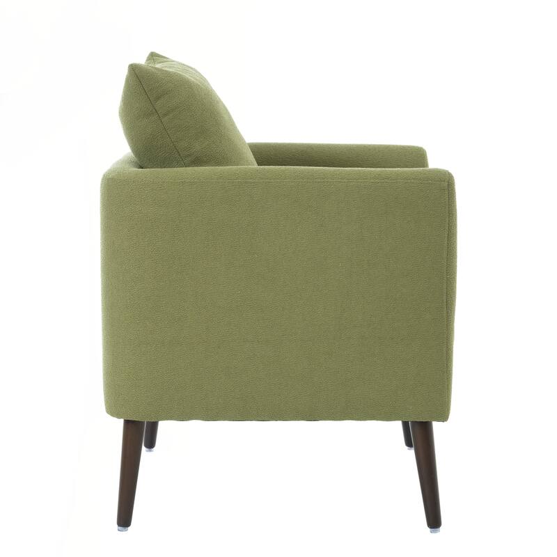 Comfortable Reading Chair with Wood Legs for Living Room, Bedroom,Reception Room