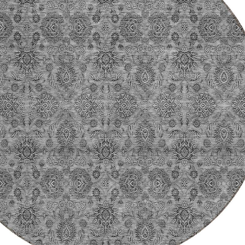 HomeRoots Floral Transitional Rectangle Outdoor Rug