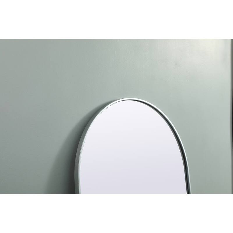 Indigo Home Metal Frame Arch Full Length Mirror 28x74 Inch