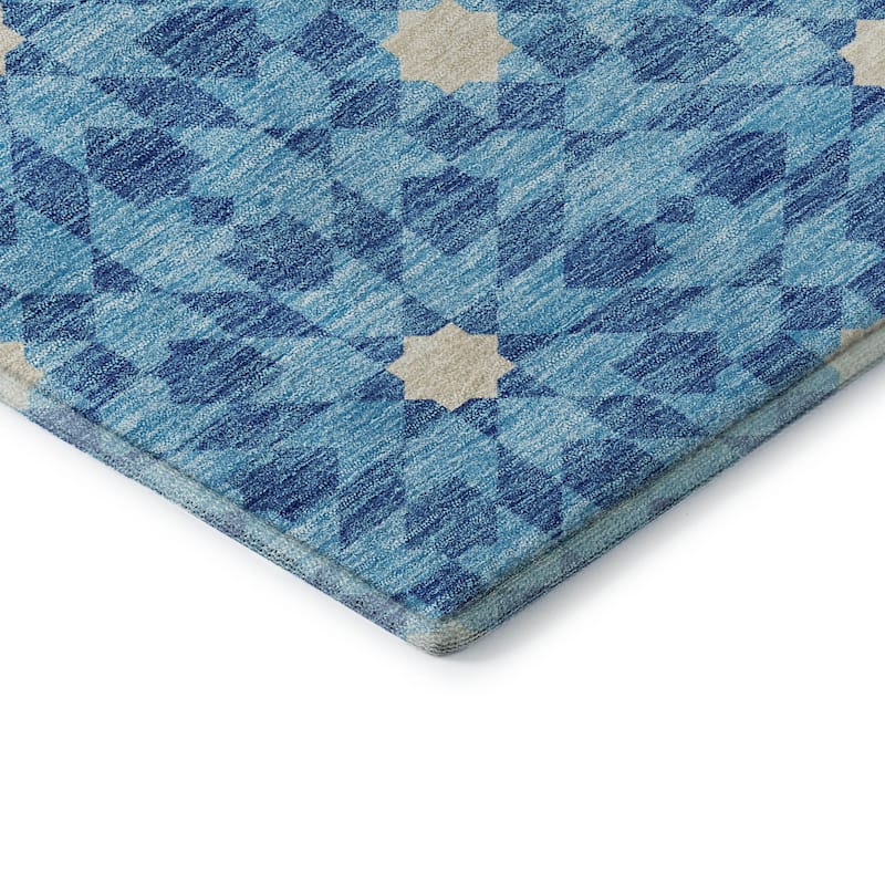 Premium Washable Super Soft Modern Mosaic Mayfield Rug