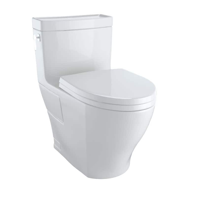 TOTO Aimes 1.28 GPF One-Piece Elongated Toilet with CeFiONtect Ceramic