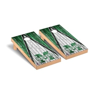 Manhattan Jaspers Triangle Cornhole Board Set