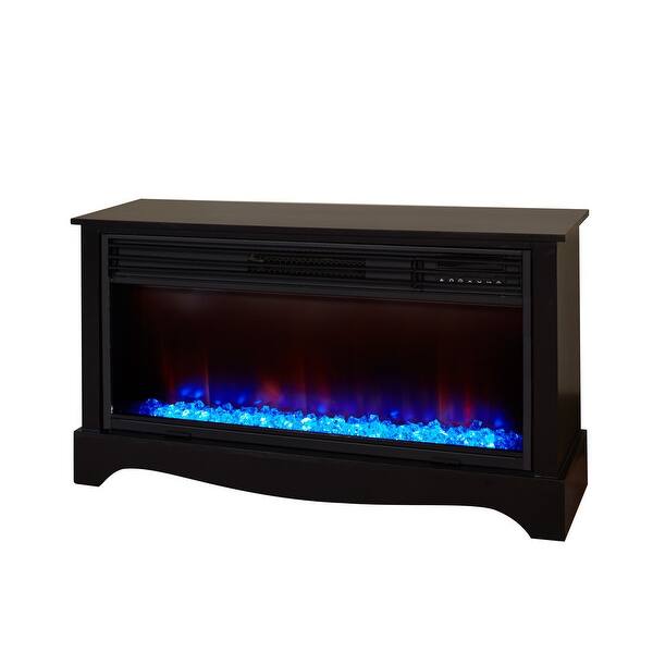 LifeSmart ZCFP1034US 3-Element Low Profile Medium Fireplace with Color  Change and Tri-Media -Black - Bed Bath u0026 Beyond - 15320720