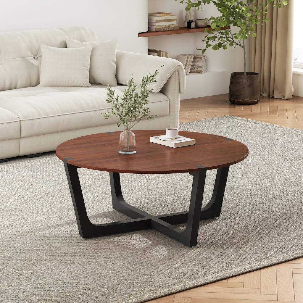 Exquisite Acacia Wood Coffee Table with Versatile Appeal and Sturdy Construction