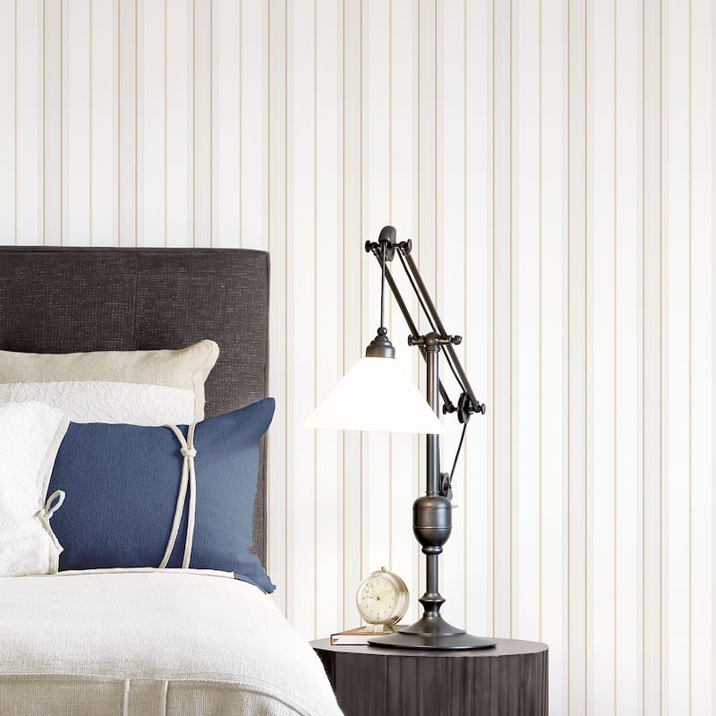 Galerie Wallcoverings Smart Stripes 2 Slim Stripe Vinyl on Non-Woven Matte Wallpaper Roll