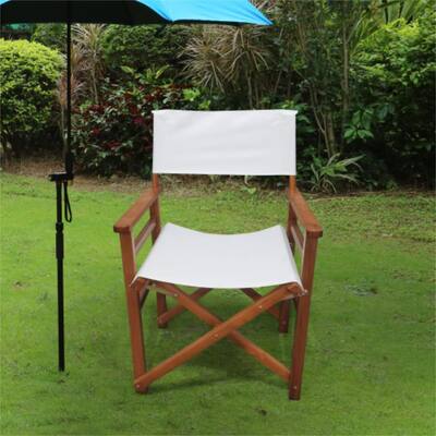 AOOLIVE Folding Chair Wooden Director Chair Canvas Portable Chair