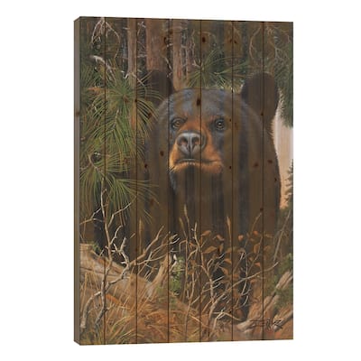The Old Man Of The Woods Print On Wood by Derk Hansen - Multi-Color