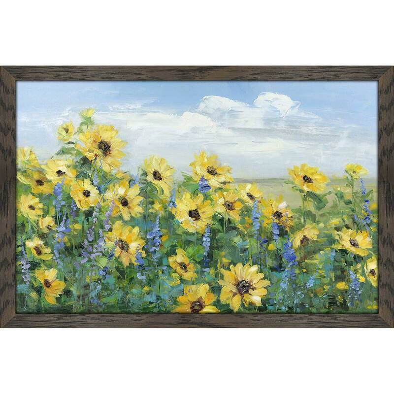 "Sunflower Fields Forever" by Sally Swatland Print on Acrylic