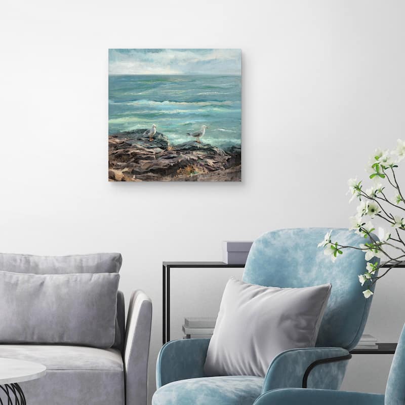 Coastal Duet by Studio Arts Canvas Art Print