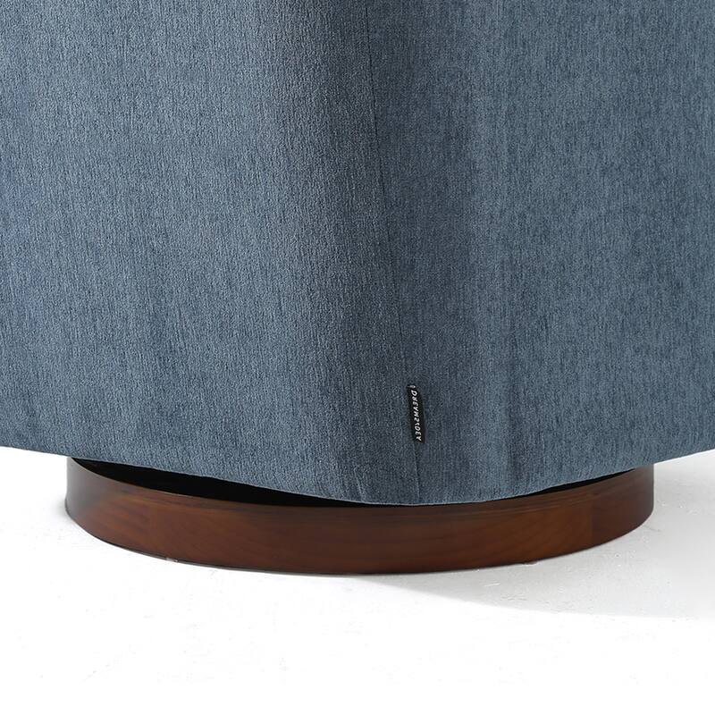 Modern Upholstered Swivel Accent Chair Set of 2