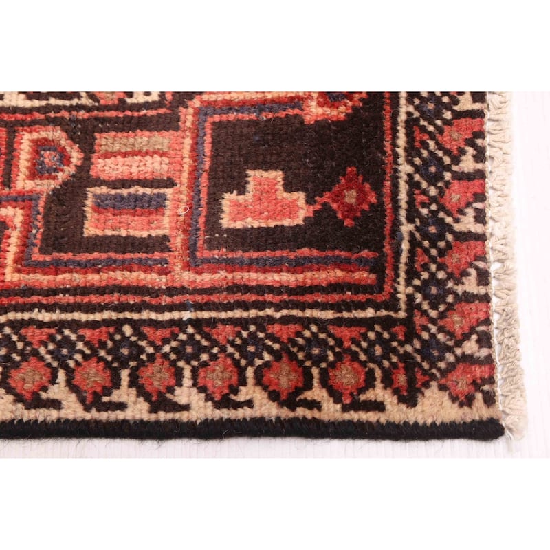 ECARPETGALLERY Hand-knotted Anatolian Vintage Black, Red Wool Rug - 4'5 x 6'10
