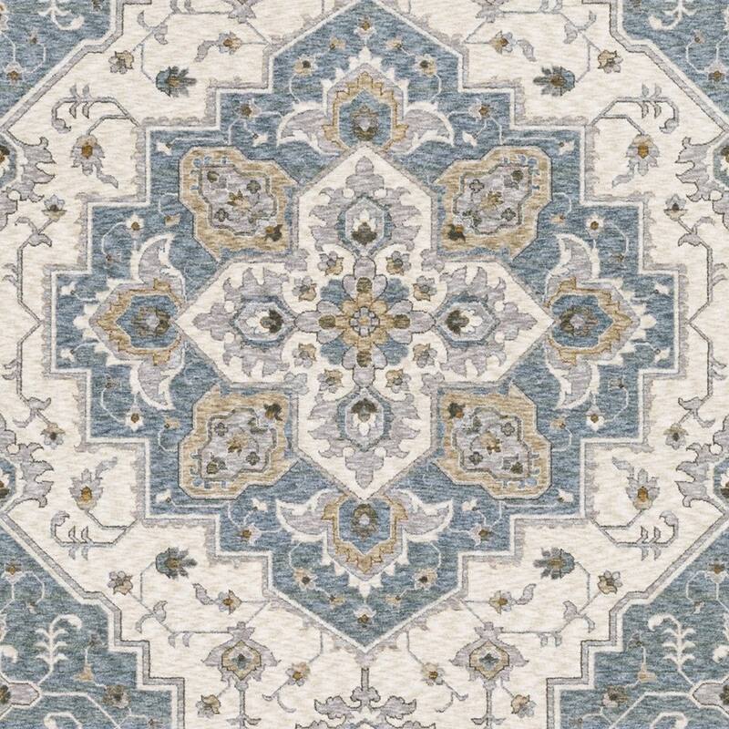 HomeRootsMedallion Traditional Runner Area Rug