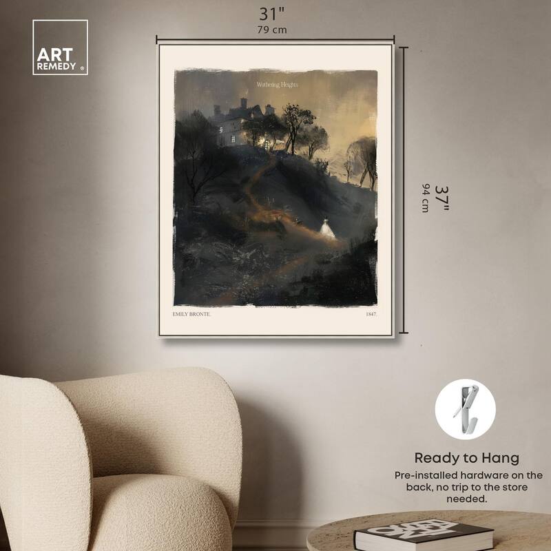 Wuthering Heights Canvas by Art Remedy