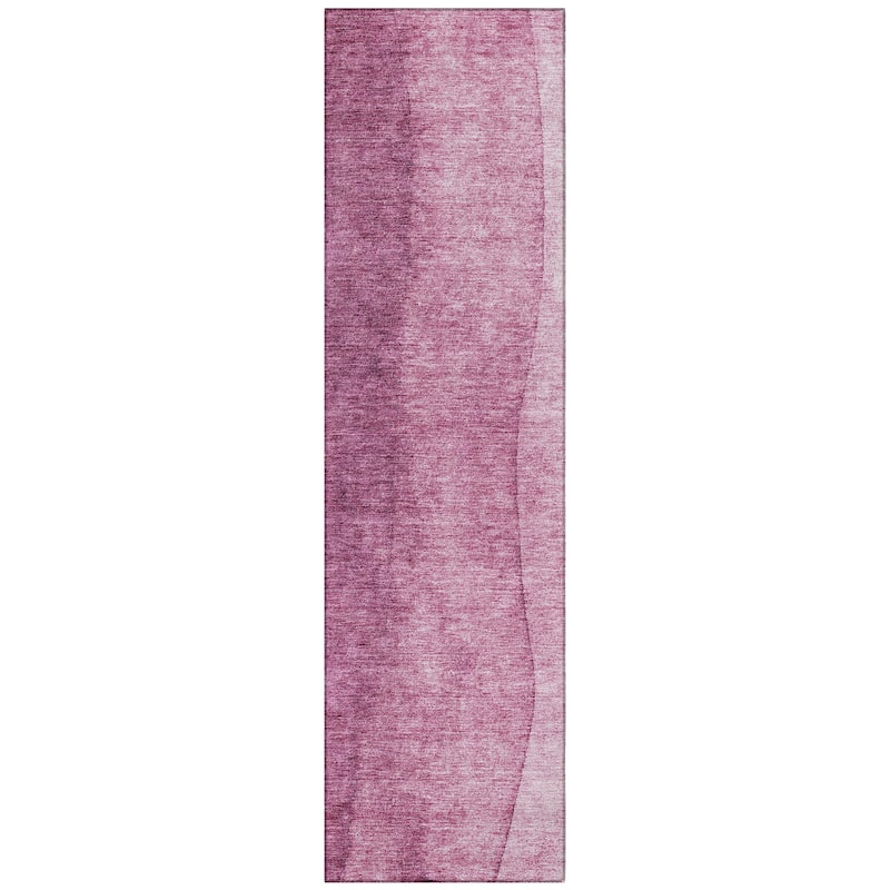 Machine Washable Indoor/ Outdoor Chantille Contemporary Ombre Rug