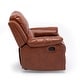 preview thumbnail 39 of 37, Charleston Leather Gel Glider Rocker Recliner by Greyson Living