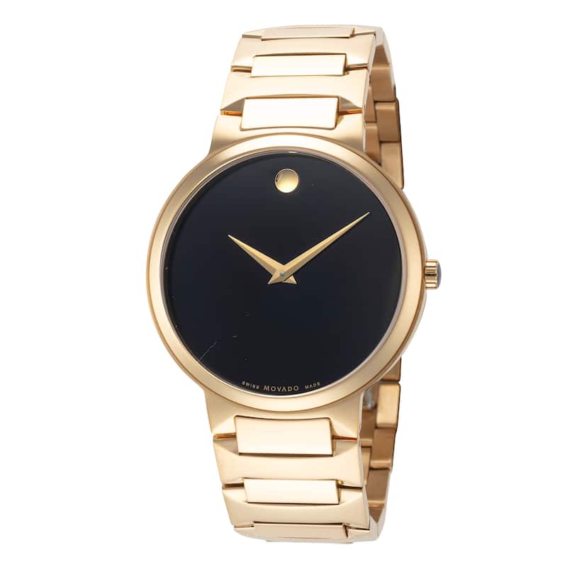 Movado Men's Temo 38mm Quartz Watch 0607294 - Black - N/A