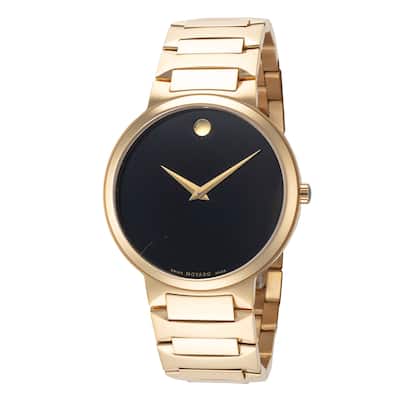 Movado Men's Temo 38mm Quartz Watch 0607294 - Black - N/A