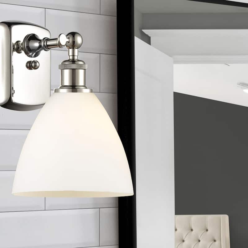 Innovations Lighting 516-1W-12-8 Bristol Sconce Bristol Glass 12" Tall