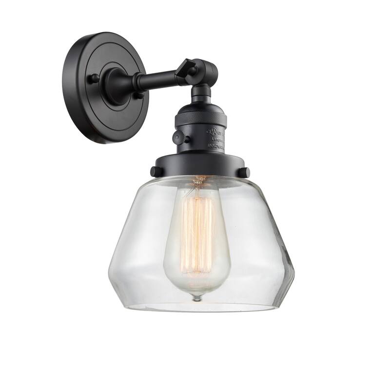 Innovations Lighting Fulton Single Light 11" Tall Bathroom Sconce with