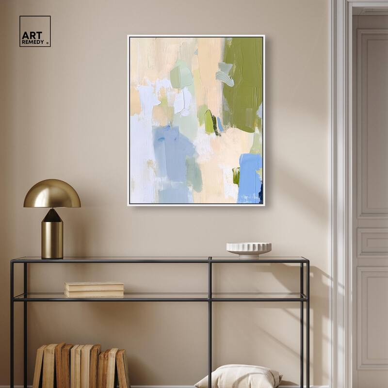 Clover Frost Canvas by Art Remedy