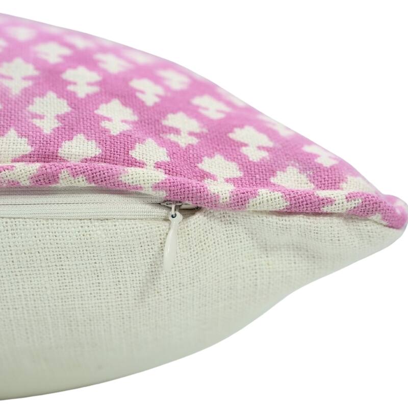 Fabdivine Pipine Fall Décor Farmhouse Hand Block Print Pillow Cover Sofa, Couch Cushion Case Linen