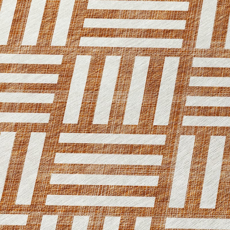 Machine Washable Indoor/ Outdoor Chantille Geo Modern Rug