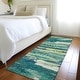 preview thumbnail 100 of 143, Premium Washable Super Soft Modern Casual Mayfield Rug Emerald - 2'3" x 7'6"