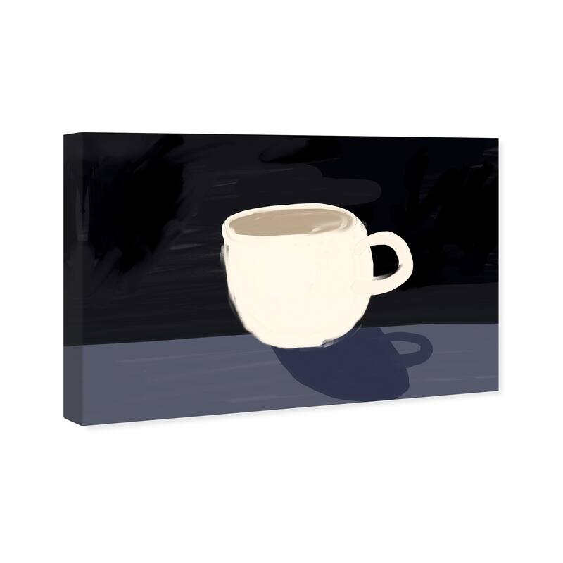 Wynwood Studio Canvas Drinks and Spirits Milk Chocolate White and Cream White Rustic Wall Art Canvas Print