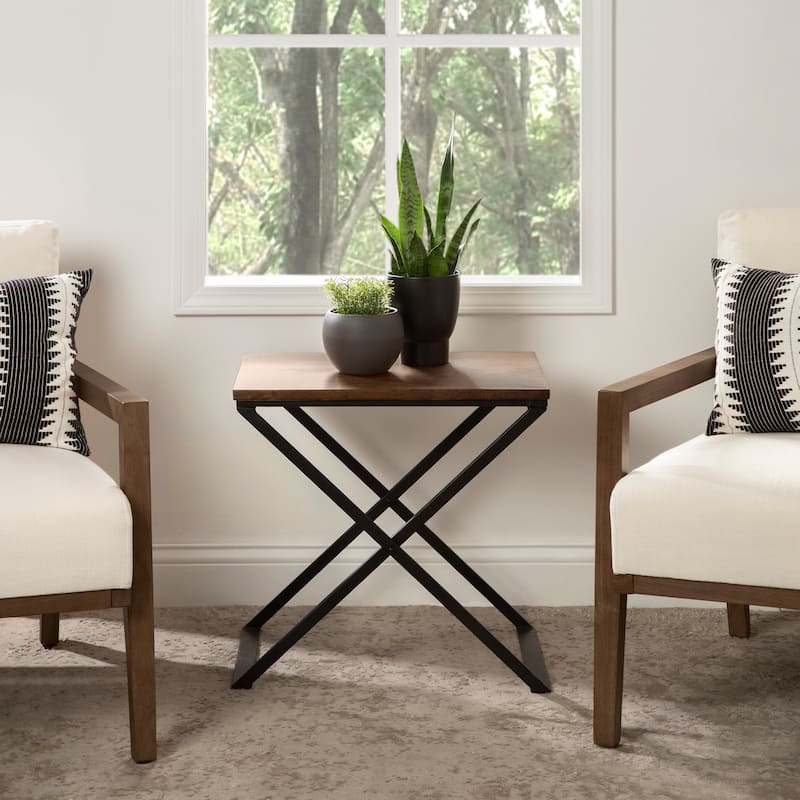 Kate and Laurel Laraway Folding Side Table