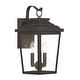 preview thumbnail 3 of 3, The Great Outdoors 72172-C Irvington Manor 3 Light 17" Tall Outdoor