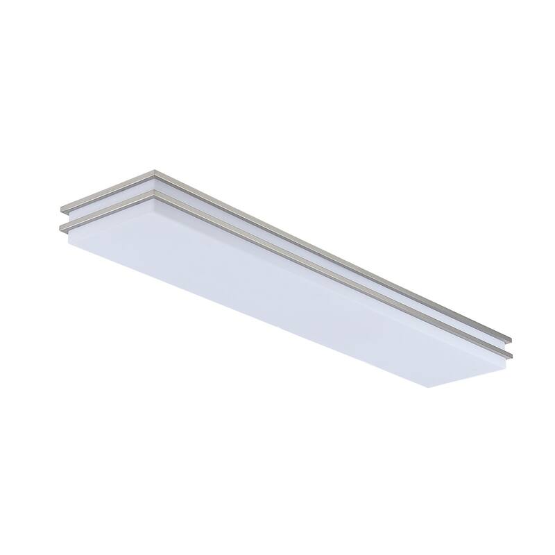 Miseno ML3973 48" Wide Flush Mount Ceiling Fixture - Brushed Nickel