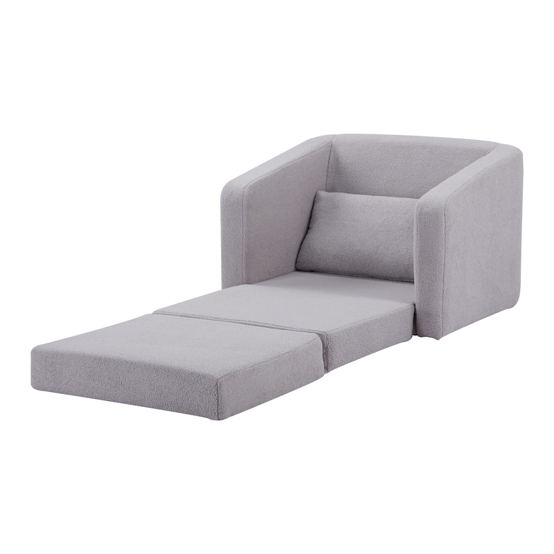 Pala Sherpa Convertible Sleeper Arm Chair Bed