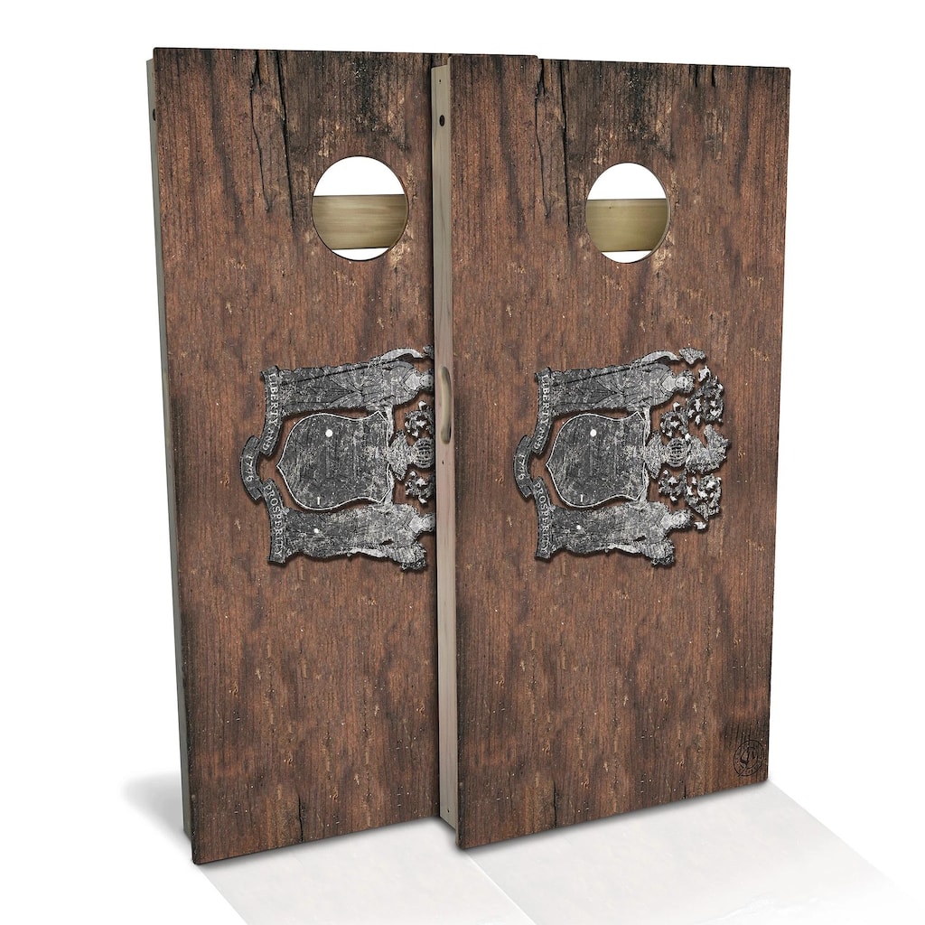 New Jersey Flag Vintage Outdoor Cornhole Board Set