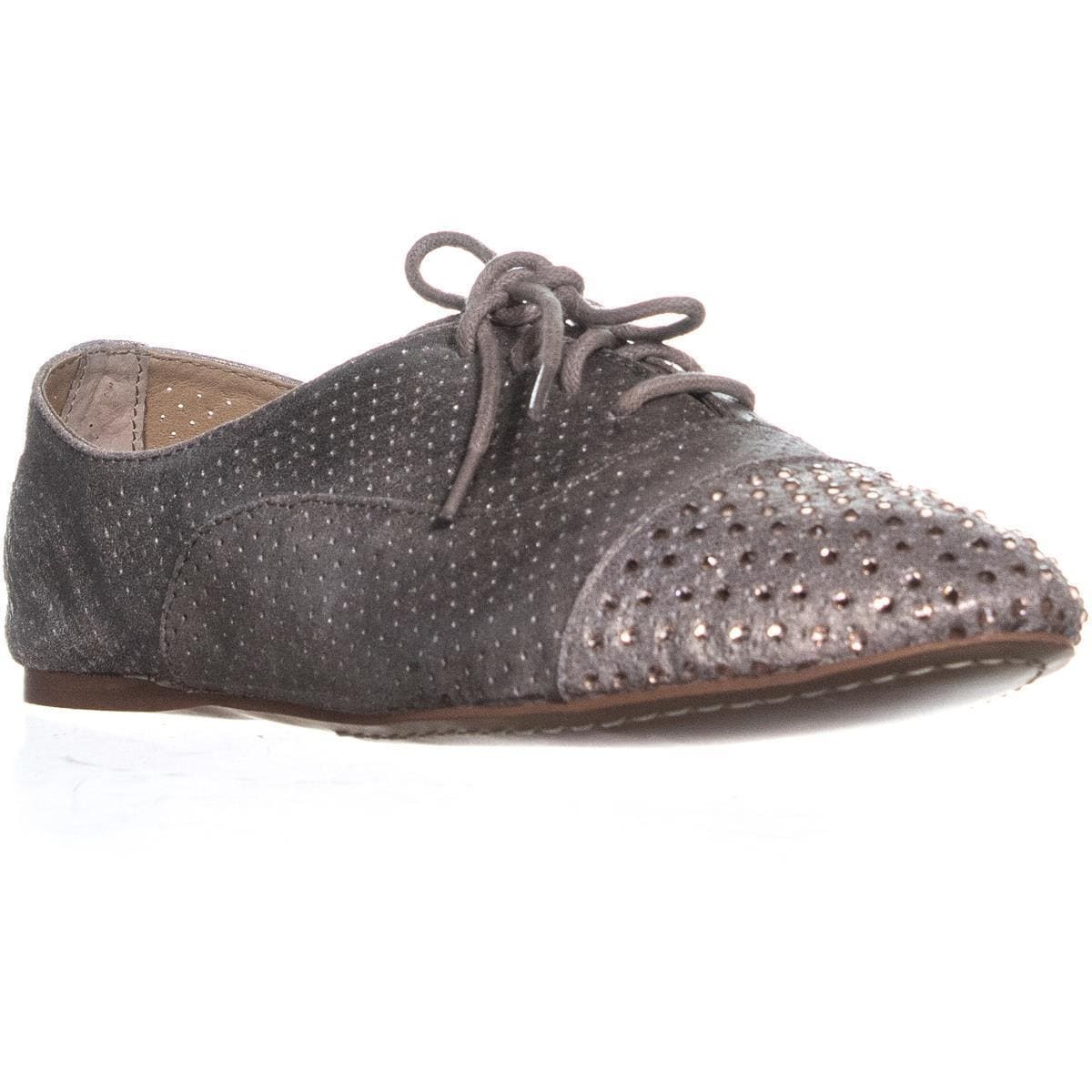 steve madden silver oxfords